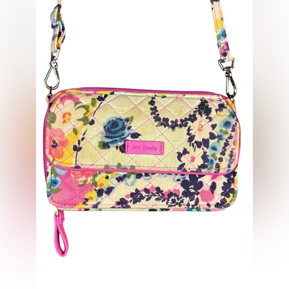 Vera Bradley Frannie Crossbody – African Violet (Retired Pattern)